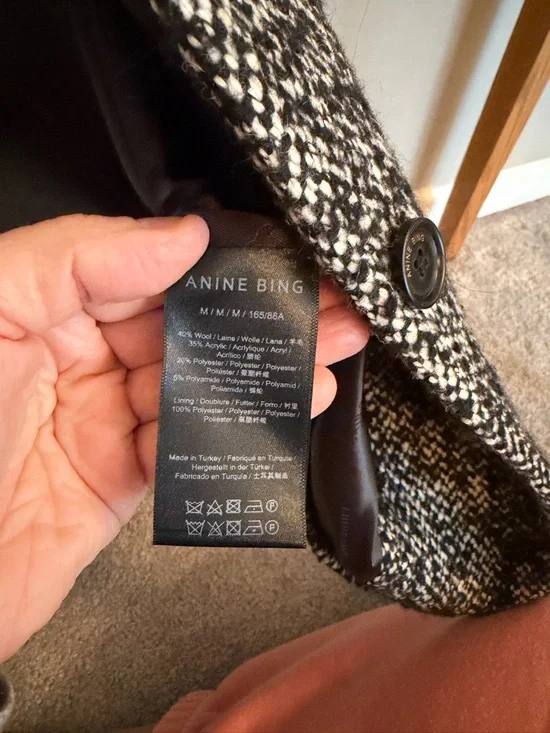 Anine Bing Quinn Blazer NWOT - Picture 7 of 8